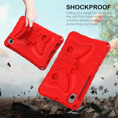 For Samsung Galaxy Tab A 8.0 T290 2019 Butterfly Bracket EVA Shockproof Tablet Case(Red) by bashfashion