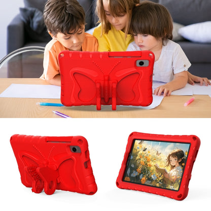 For Samsung Galaxy Tab A 8.0 T290 2019 Butterfly Bracket EVA Shockproof Tablet Case(Red) by bashfashion