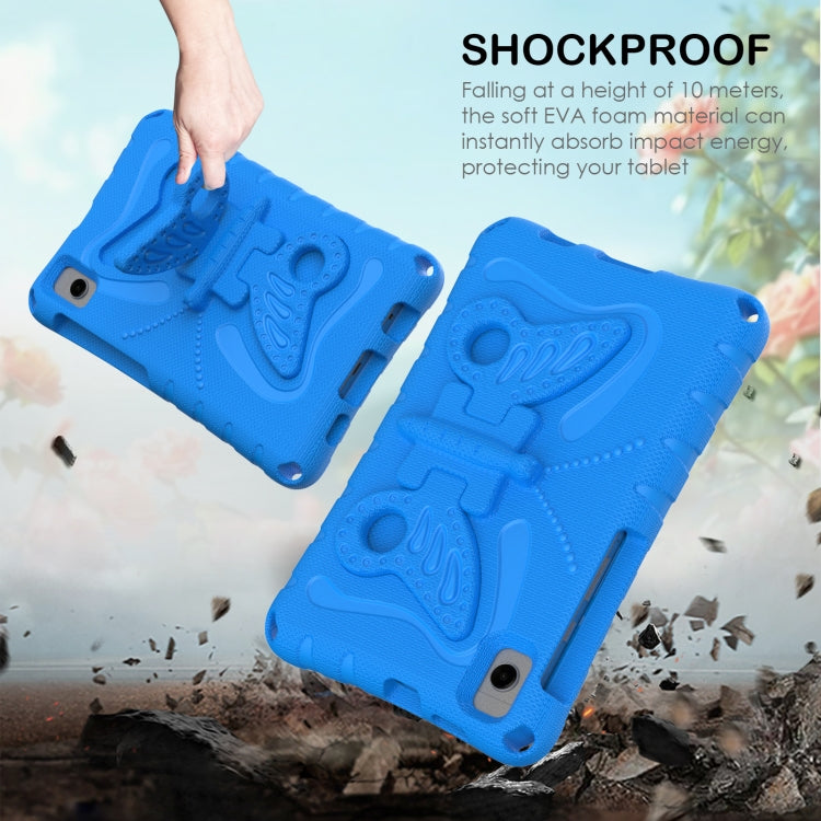 For Samsung Galaxy Tab A 8.0 T290 2019 Butterfly Bracket EVA Shockproof Tablet Case(Blue) by bashfashion