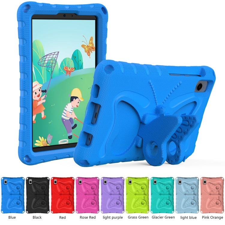 For Samsung Galaxy Tab A 8.0 T290 2019 Butterfly Bracket EVA Shockproof Tablet Case(Blue) by bashfashion
