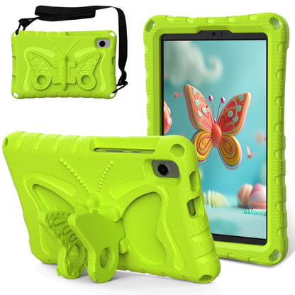 For Samsung Galaxy Tab A7 Lite T220 Butterfly Bracket EVA Shockproof Tablet Case(Grass Green) by bashfashion