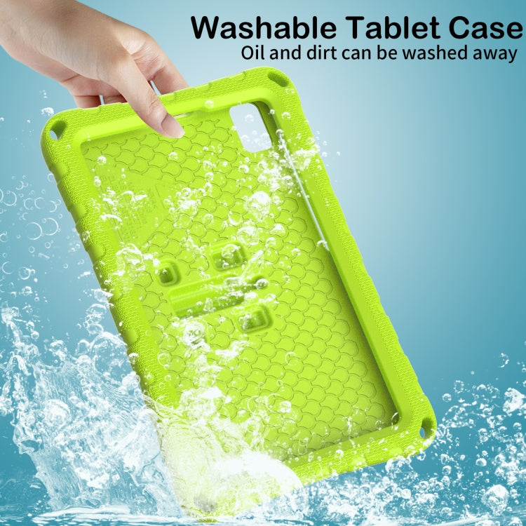 For Samsung Galaxy Tab A7 Lite T220 Butterfly Bracket EVA Shockproof Tablet Case(Grass Green) by bashfashion