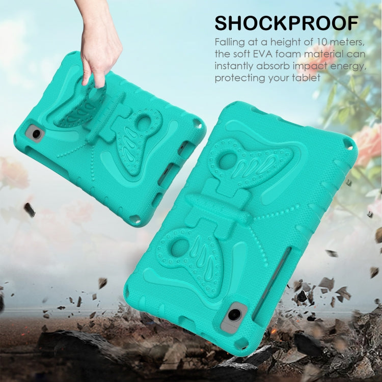 For Samsung Galaxy Tab A7 Lite T220 Butterfly Bracket EVA Shockproof Tablet Case(Mint Green) by bashfashion