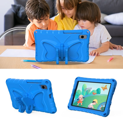 For Samsung Galaxy Tab A11 / A9 Butterfly Bracket EVA Shockproof Tablet Case(Blue) by bashfashion