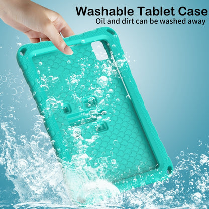 For Samsung Galaxy Tab A11 / A9 Butterfly Bracket EVA Shockproof Tablet Case(Mint Green) by bashfashion