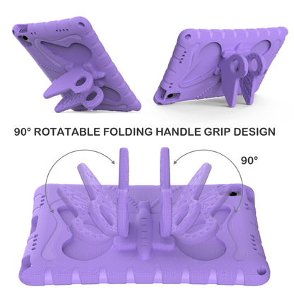 For Samsung Galaxy Tab A11+ / A9+ Butterfly Bracket EVA Shockproof Tablet Case(Light Purple) by bashfashion