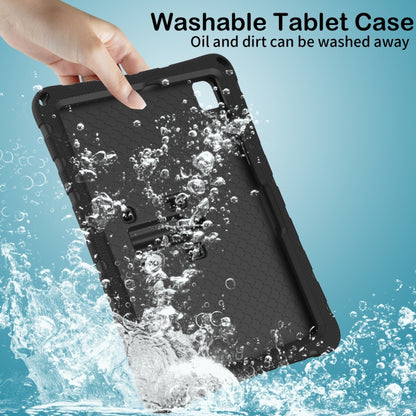 For Samsung Galaxy Tab A11+ / A9+ Butterfly Bracket EVA Shockproof Tablet Case(Black) by bashfashion