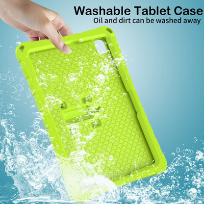 For Samsung Galaxy Tab A11+ / A9+ Butterfly Bracket EVA Shockproof Tablet Case(Grass Green) by bashfashion