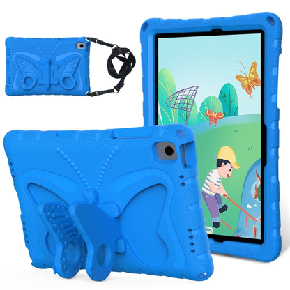 For Samsung Galaxy Tab A11+ / A9+ Butterfly Bracket EVA Shockproof Tablet Case(Blue) by bashfashion