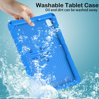 For Samsung Galaxy Tab A11+ / A9+ Butterfly Bracket EVA Shockproof Tablet Case(Blue) by bashfashion