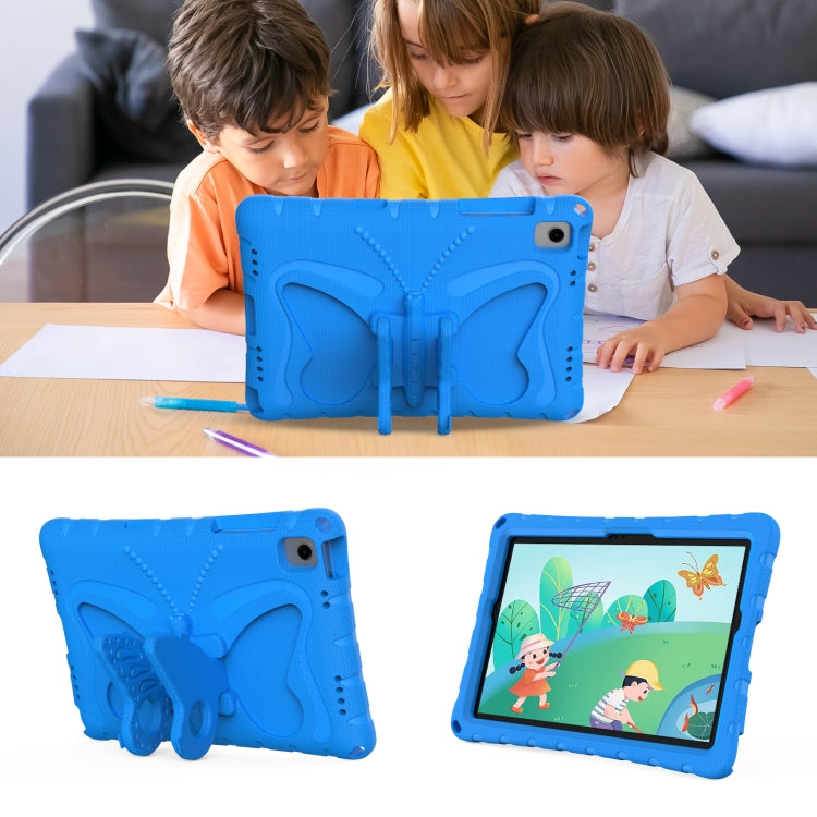 For Samsung Galaxy Tab A11+ / A9+ Butterfly Bracket EVA Shockproof Tablet Case(Blue) by bashfashion