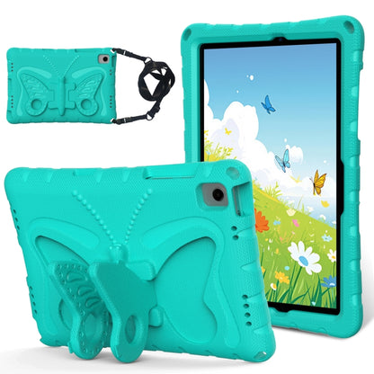 For Samsung Galaxy Tab A11+ / A9+ Butterfly Bracket EVA Shockproof Tablet Case(Mint Green) by bashfashion