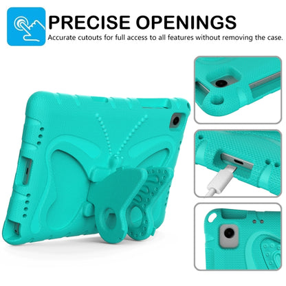 For Samsung Galaxy Tab A11+ / A9+ Butterfly Bracket EVA Shockproof Tablet Case(Mint Green) by bashfashion