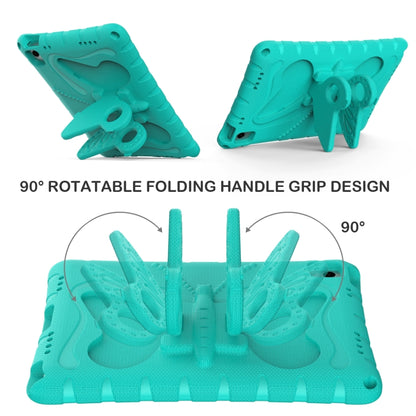 For Samsung Galaxy Tab A11+ / A9+ Butterfly Bracket EVA Shockproof Tablet Case(Mint Green) by bashfashion