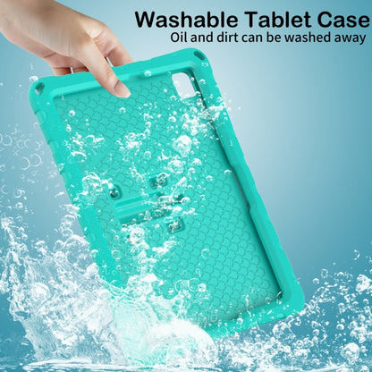 For Samsung Galaxy Tab A11+ / A9+ Butterfly Bracket EVA Shockproof Tablet Case(Mint Green) by bashfashion