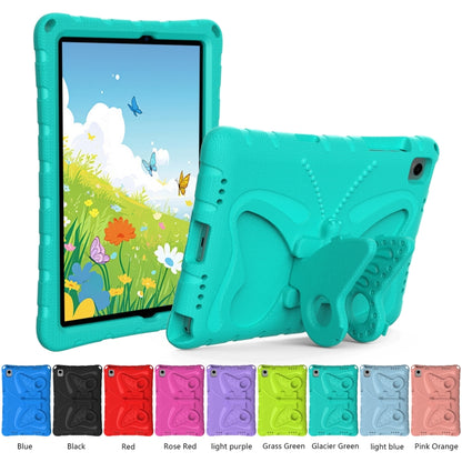 For Samsung Galaxy Tab A11+ / A9+ Butterfly Bracket EVA Shockproof Tablet Case(Mint Green) by bashfashion