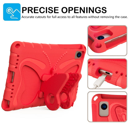For Samsung Galaxy Tab S6 Lite 10.4 P620 Butterfly Bracket EVA Shockproof Tablet Case(Red) by bashfashion
