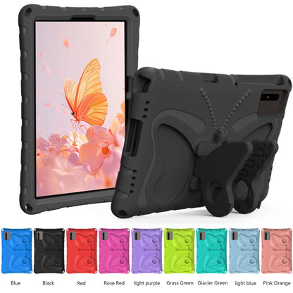 For Samsung Galaxy Tab S9 11 X710 Butterfly Bracket EVA Shockproof Tablet Case(Black) by bashfashion