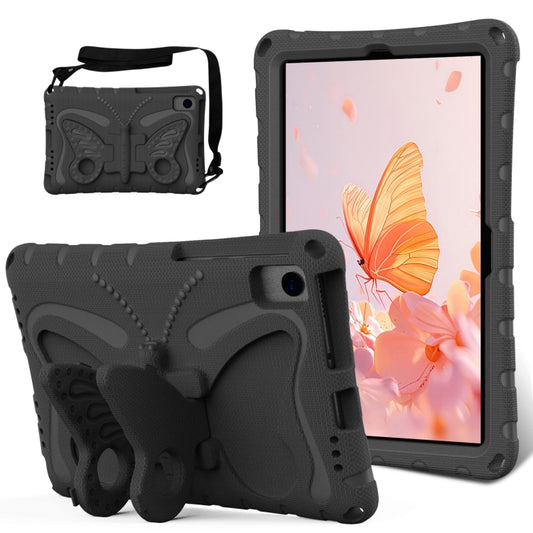 For Samsung Galaxy Tab A7 10.4 T509 Butterfly Bracket EVA Shockproof Tablet Case(Black) by bashfashion