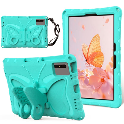 For Samsung Galaxy Tab S8 11 X700N Butterfly Bracket EVA Shockproof Tablet Case(Mint Green) by bashfashion