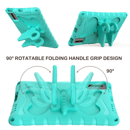 For Samsung Galaxy Tab S8 11 X700N Butterfly Bracket EVA Shockproof Tablet Case(Mint Green) by bashfashion