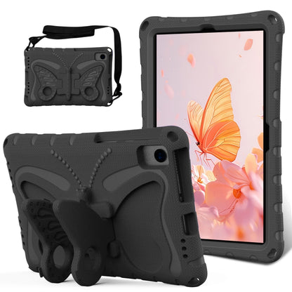For Samsung Galaxy Tab A7 T500 10.4 Butterfly Bracket EVA Shockproof Tablet Case(Black) by bashfashion