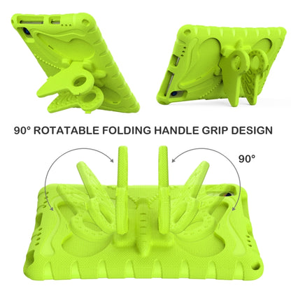 For Samsung Galaxy Tab A7 T500 10.4 Butterfly Bracket EVA Shockproof Tablet Case(Grass Green) by bashfashion