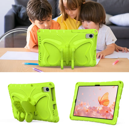 For Samsung Galaxy Tab A7 T500 10.4 Butterfly Bracket EVA Shockproof Tablet Case(Grass Green) by bashfashion