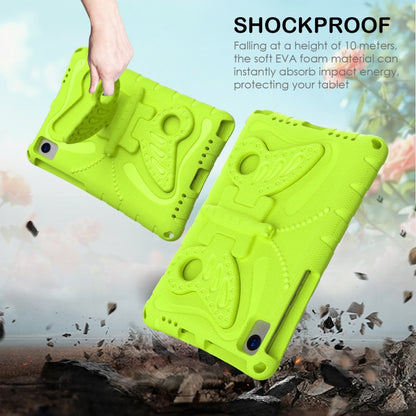 For Samsung Galaxy Tab S6 10.5 T860 Butterfly Bracket EVA Shockproof Tablet Case(Grass Green) by bashfashion