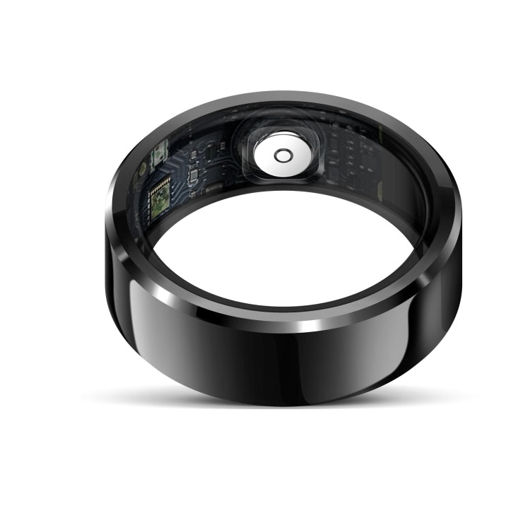 R6 SIZE 11 Smart Ring, Support Heart Rate / Blood Oxygen / Sleep Monitoring(Black) by bashfashion