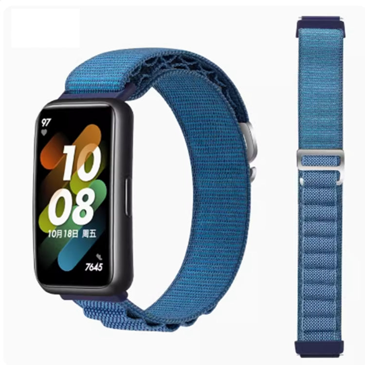 For Huawei Band 8 / 9 Loop Nylon Watch Band(Cape Blue) by bashfashion