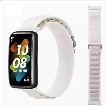 For Huawei Band 8 / 9 Loop Nylon Watch Band(Starlight) by bashfashion