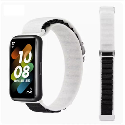 For Huawei Band 8 / 9 Loop Nylon Watch Band(Starlight Black) by bashfashion