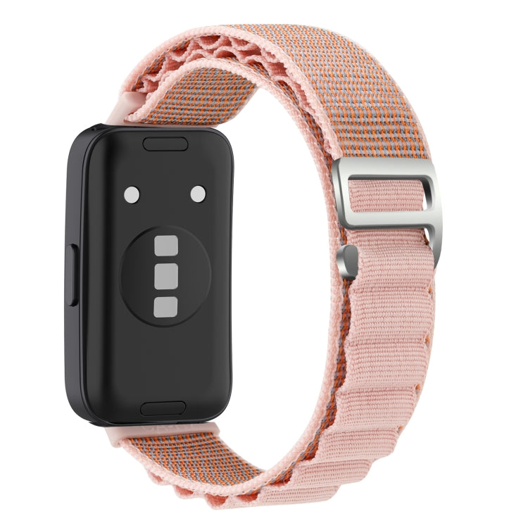 For Huawei Band 8 / 9 Loop Nylon Watch Band(Pink) by bashfashion