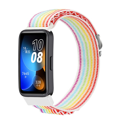 For Huawei Band 8 / 9 Loop Nylon Watch Band(Colorful) by bashfashion
