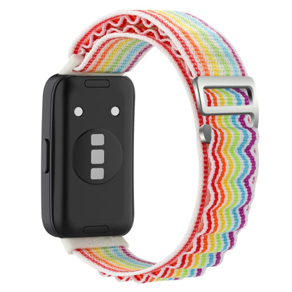 For Huawei Band 8 / 9 Loop Nylon Watch Band(Colorful) by bashfashion