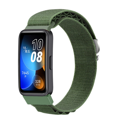 For Huawei Band 8 / 9 Loop Nylon Watch Band(Green) by bashfashion