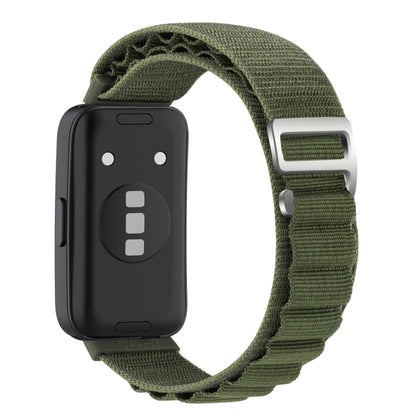 For Huawei Band 8 / 9 Loop Nylon Watch Band(Green) by bashfashion