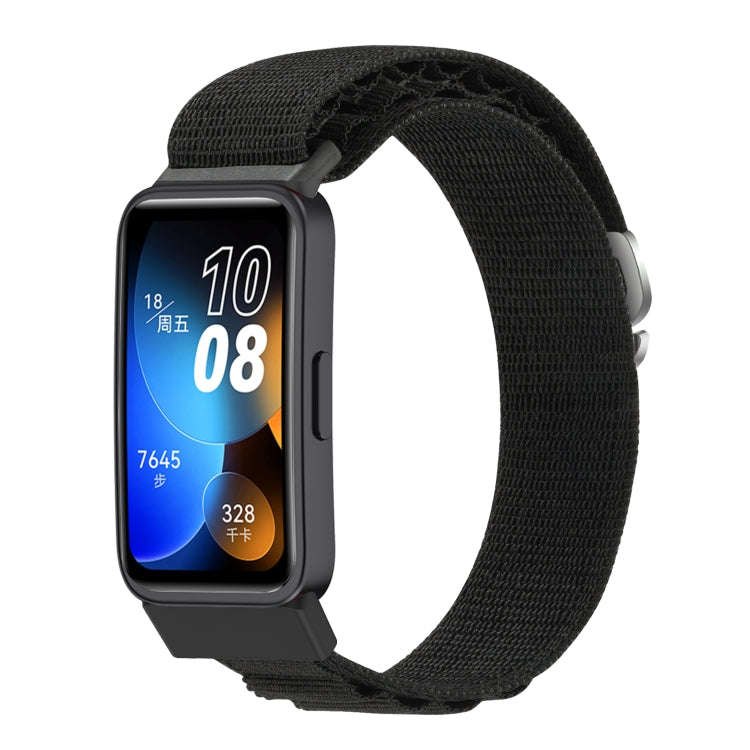 For Huawei Band 8 / 9 Loop Nylon Watch Band(Black) by bashfashion