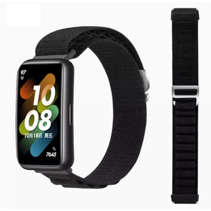 For Huawei Band 8 / 9 Loop Nylon Watch Band(Black) by bashfashion