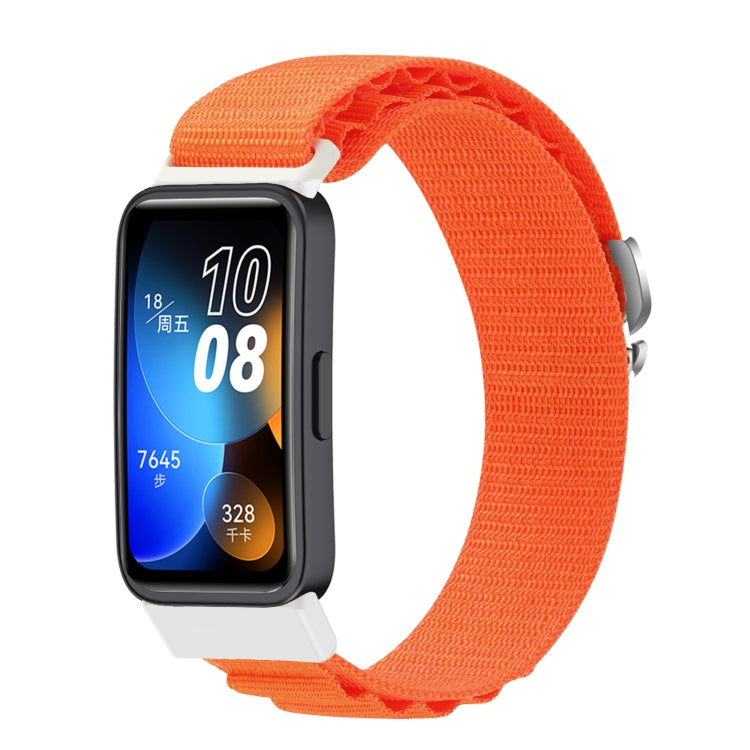 For Huawei Band 8 / 9 Loop Nylon Watch Band(Orange) by bashfashion