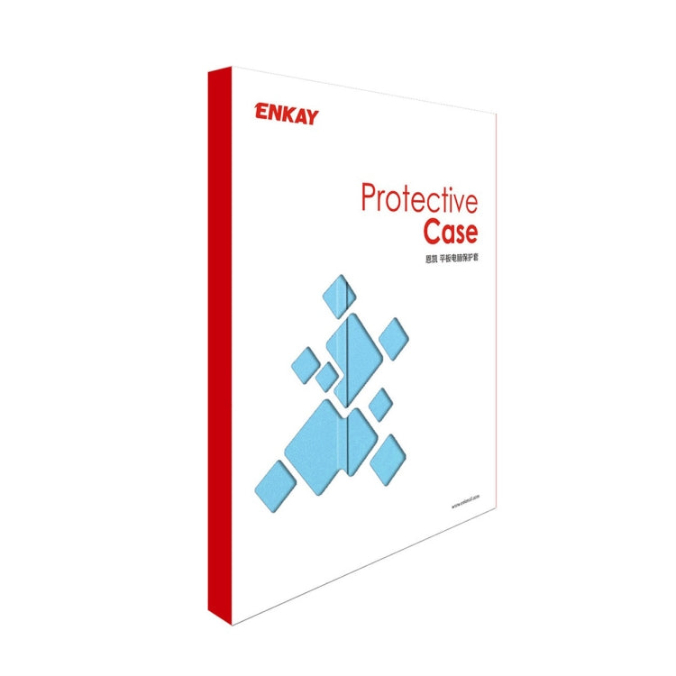 For iPad Pro 13 2025 / 2024 ENKAY Tri-fold Custer Texture Platic Leather Smart Tablet Case(White) by ENKAY