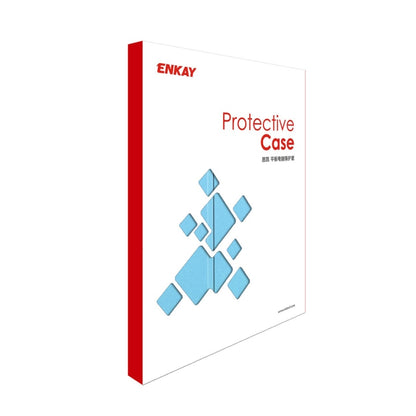 For iPad Pro 11 2025 / 2024 ENKAY Tri-fold Custer Texture TPU Leather Smart Tablet Case with Pen Slot(Grey) by ENKAY