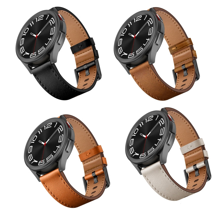 For Honor Magic 22mm SX Connector Metal Button Switch Leather Watch Band(Black) by bashfashion