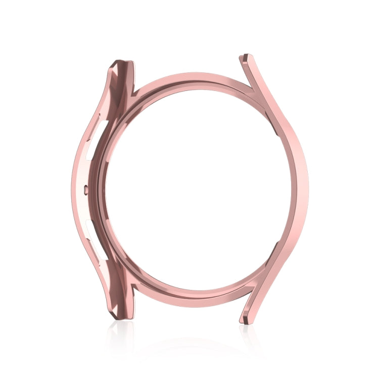 For Samsung Galaxy Watch 7 40mm Single Diamond Hollow PC Watch Protective Case(Pink) by bashfashion