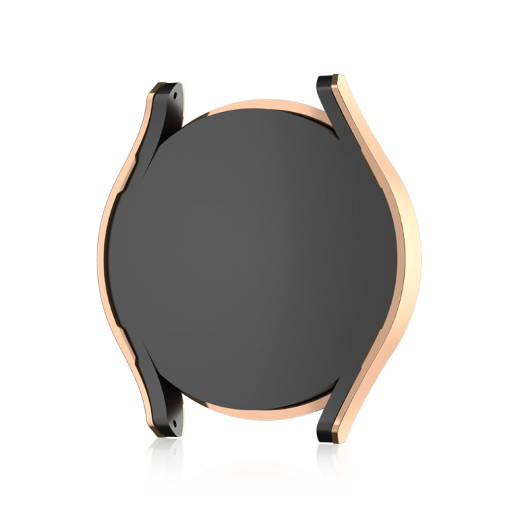 For Samsung Galaxy Watch 7 40mm Single Diamond Hollow PC Watch Protective Case(Pink) by bashfashion