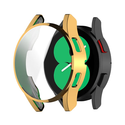 For Samsung Galaxy Watch FE 40mm Full Coverage TPU Electroplated Watch Protective Case(Gold) by bashfashion