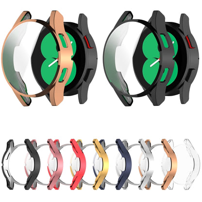 For Samsung Galaxy Watch FE 40mm Full Coverage TPU Electroplated Watch Protective Case(Sliver) by bashfashion