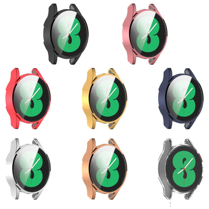 For Samsung Galaxy Watch FE 40mm Full Coverage TPU Electroplated Watch Protective Case(Red) by bashfashion