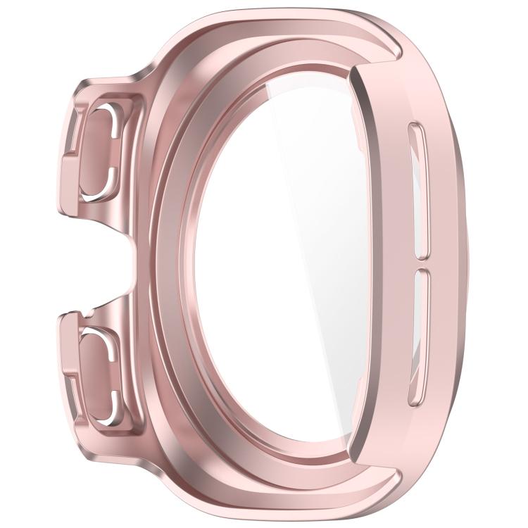 For Samsung Galaxy Watch Ultra 47mm / Ultra 2025 Tempered Film Integrated Waterproof PC Watch Protective Cover(Rose Gold) by bashfashion